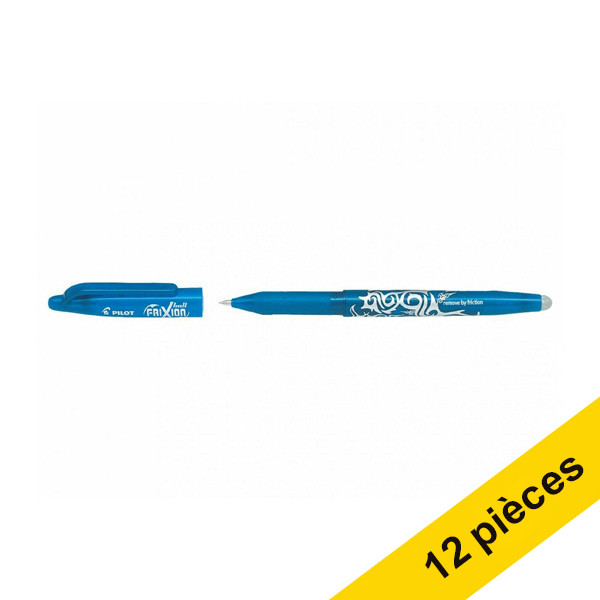 Pilot Offre : 12x Pilot Frixion stylo-bille - bleu clair  240074 - 1