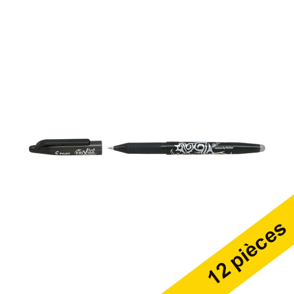 Offre : 12x Pilot Frixion stylo à bille - noir 240076 - 1