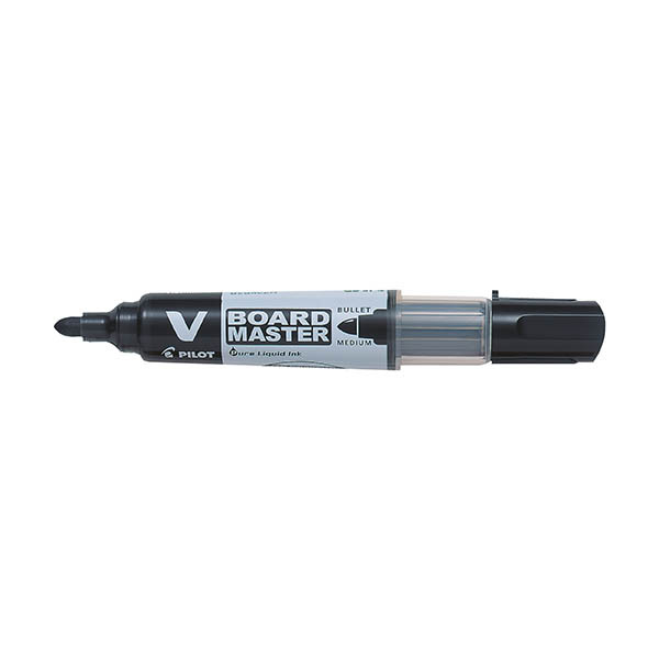 Pilot V-Board Master marqueur pour tableau blanc pointe ogive moyenne - noir 279970 - 1