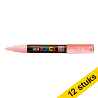 Offre : 12x POSCA PC-1MC marqueur acrylique (0,7 - 1 mm conique) - rose clair