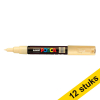 Offre : 12x POSCA PC-1MC marqueur peinture (0,7 - 1 mm conique) - beige 424286 - 1