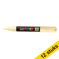 Offre : 12x POSCA PC-1MC marqueur peinture (0,7 - 1 mm conique) - ivoire