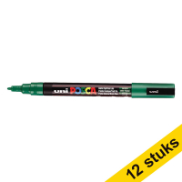 Offre : 12x POSCA PC-3M marqueur acrylique (0,9 - 1,3 mm ogive) - vert foncé