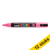 Offre : 12x  POSCA PC-5M marqueur peinture (1,8 - 2,5 mm ogive) - rose