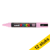 Offre : 12x POSCA PC-5M marqueur peinture (1,8 - 2,5 mm ogive) - rose clair 424384 - 1