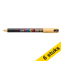 Offre : 6x POSCA PC-1MR marqueur peinture (0,7 mm ogive) - abricot