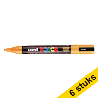 Offre : 6x POSCA PC-5M marqueur peinture (1,8 - 2,5 mm ogive) - orange