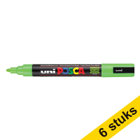 Offre : 6x POSCA PC-5M marqueur peinture (1,8 - 2,5 mm ogive) - vert pomme