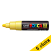 Offre : 6x POSCA PC-7M marqueur peinture (4,5 - 5,5 mm ogive) - jaune 424401 - 1