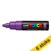 Offre : 6x POSCA PC-7M marqueur peinture (4,5 - 5,5 mm ogive) - violet 424411 - 1