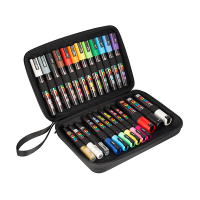 Posca PC-1MC/PC-3M/PC-5M/PC-8K set de marqueurs peinture dans un étui de luxe (24 pièces) PC24001 424484