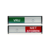 Offre : 3x Posta Picto panneau coulissant libre/ne pas déranger (12,5 x 3 cm) 400709 - 1