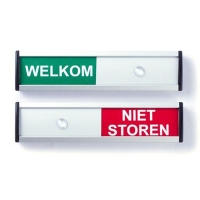 Posta Picto panneau coulissant bienvenue/ne pas déranger (12,5 x 3 cm) 00039202 400500