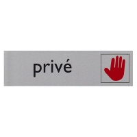 Posta Picto panneau signalétique "privé" (16,5 x 4,5 cm) 0039073 400282