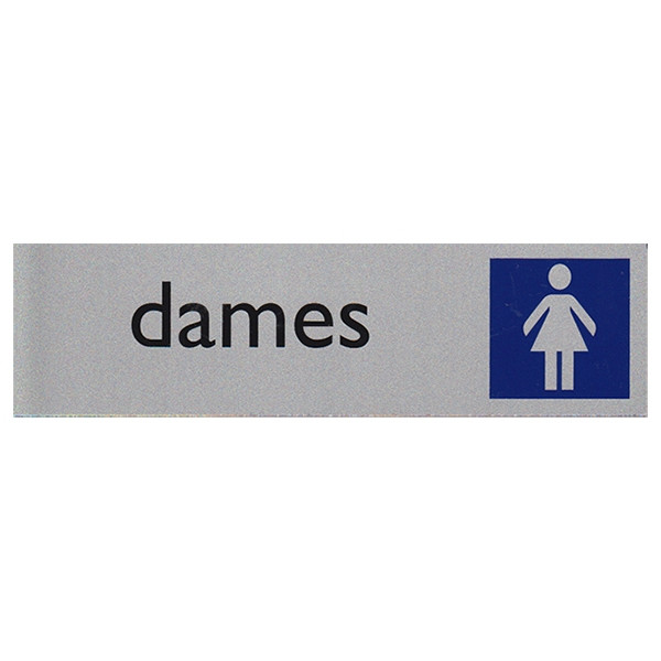 Posta Picto panneau signalétique "toilettes pour dames" (16,5 x 4,5 cm) 00039062 400274 - 1