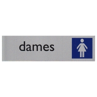 Posta Picto panneau signalétique "toilettes pour dames" (16,5 x 4,5 cm) 00039062 400274