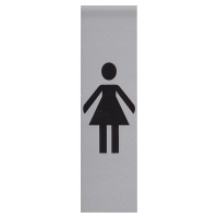 Posta Picto panneau signalétique "toilettes pour dames" (4,5 x 16,5 cm) 00039080 400288