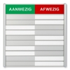 Posta Picto tableau de présence/absence (10 plaques)