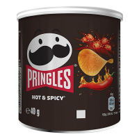 Pringles Hot & Spicy chips 40 grammes (12 pièces)