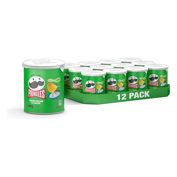 Pringles Sour Cream & Onion chips 40 grammes (12 pièces) 529228 423276 - 2