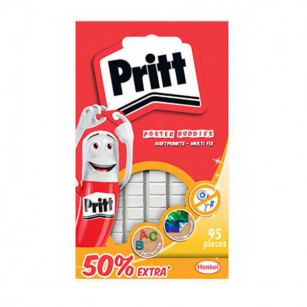 Pritt Poster Buddies pâte adhésive (95 pièces) 2679464 201819 - 1