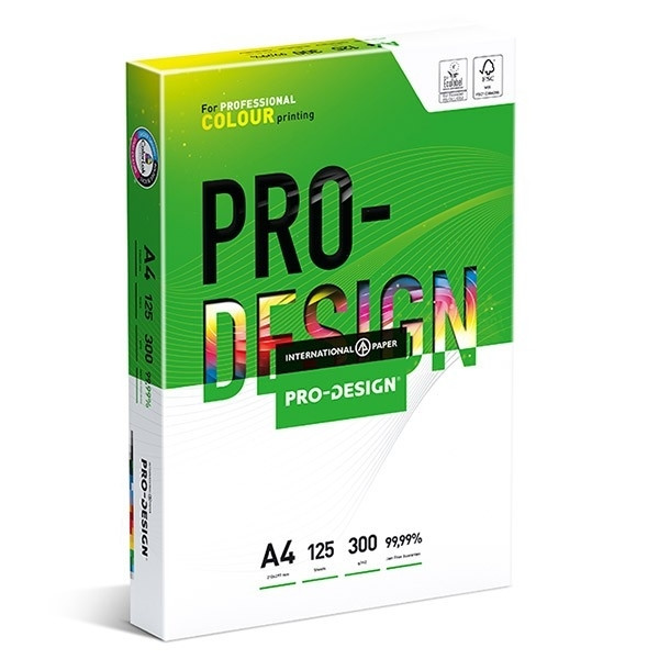 Pro-Design papier 1 paquet de 125 feuilles A4 - 300 g/m² 88120123 069014 - 1