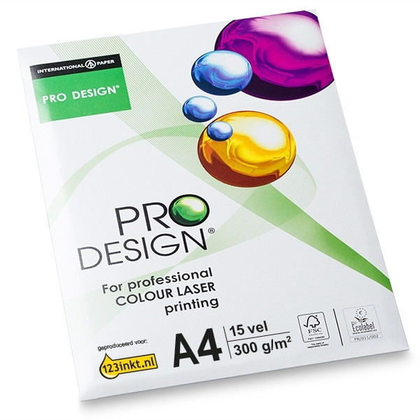 Pro-Design papier 1 paquet de 15 feuilles A4 - 300 g/m²  069013 - 1