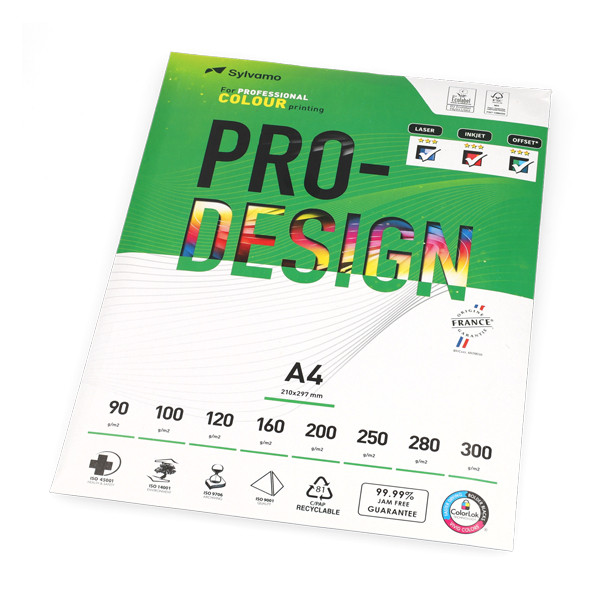 Pro-Design papier 1 ramette de 50 feuilles A4 - 90 g/m² 068999 - 1