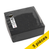 Offre : 5x ProNappe serviettes en papier 2 plis 38 x 38 cm (40 pièces) - noir 404809 - 1