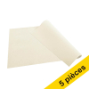 Offre spéciale : 5 x ProNappe Spunbond sets de table 30 x 40 cm (100 pièces) - ivoire 404825 - 1