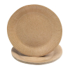 ProNappe assiette jetable en carton 23 cm (20 pièces) - kraft 404832 - 1