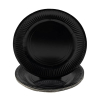 ProNappe assiette jetable en carton 23 cm (20 pièces) - noir 404834 - 1