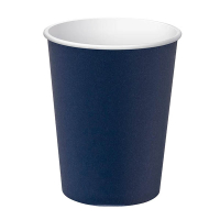 ProNappe gobelets à café en carton 20 cl (15 pièces) - bleu marine