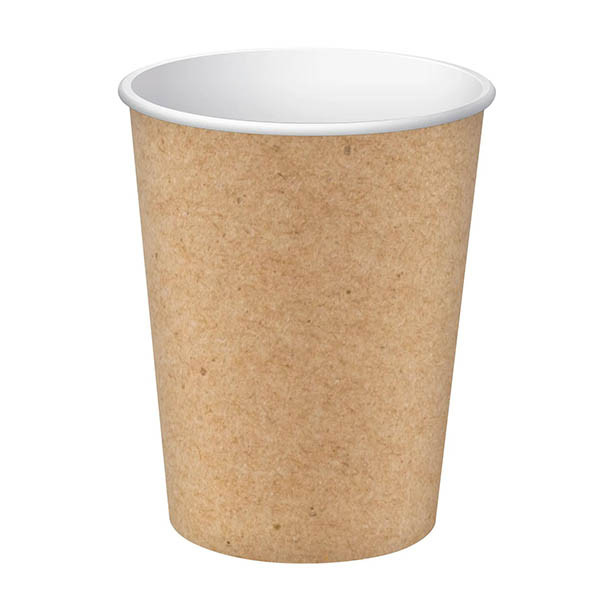 ProNappe gobelets à café en carton 20 cl (15 pièces) - kraft 404836 - 1