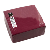 ProNappe serviettes en papier 2 plis 20 x 20 cm (50 pièces) - bordeaux 404796 - 1