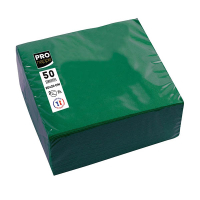 ProNappe serviettes en papier 2 plis 20 x 20 cm (50 pièces) - vert