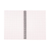Pukka Pads Jotta Metallic Squared cahier à spirale A5 quadrillé 80 g/m² 100 feuilles 200445 Pukka Pads Jotta Metallic Squared cahier à spirale A5 quadrillé 80 g/m² 100 feuilles 200445 - 2