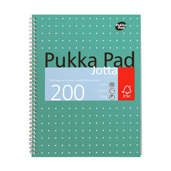 Pukka Pads Jotta Metallic cahier à spirale A4 ligné 80 g/m² 100 feuilles 200442 - 1