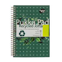 Pukka Pads Recycled Jotta cahier à spirale A5 ligné 80 g/m² 55 feuilles 200453 Pukka Pads Recycled Jotta cahier à spirale A5 ligné 80 g/m² 55 feuilles 200453