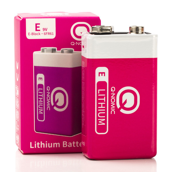 Q-Nomic 6FR61 9V E-Block pile (1 pièce) AQN00004 - 1