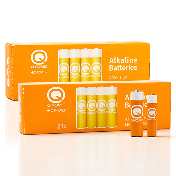 Offre : Q-nomic Power AA + AAA piles (2 x 24 pièces) AQN00107 - 1