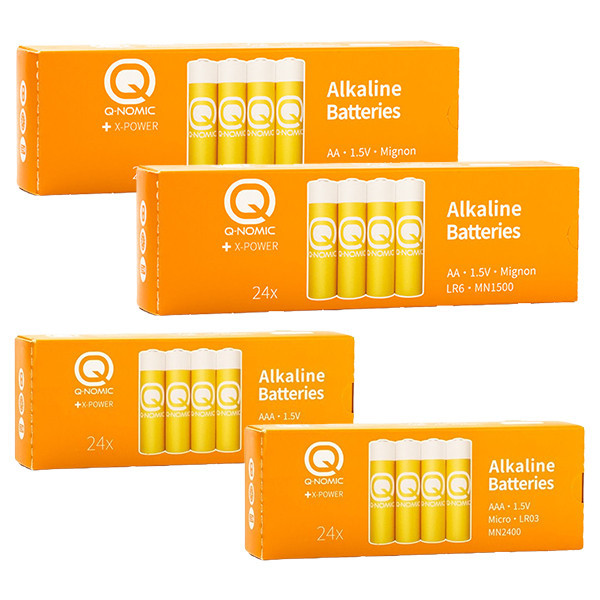 Offre combinée : Piles Q-nomic Power AA + AAA (4 x 24 pièces) AQN00035 - 1