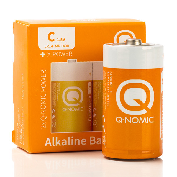 Pile C LR14 | Q-Nomic | 2 pièces (Alcaline, 1,5 V) AQN00009 - 1