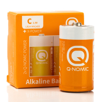 Pile C LR14 | Q-Nomic | 2 pièces (Alcaline, 1,5 V) AQN00009