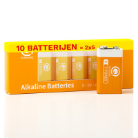 Q-Nomic Power 9V / 6LR61 / E-block pile alcaline (10 pièces) AQN00043