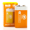 Q-Nomic Power 9V / 6LR61 / E-block pile alcaline (2 pièces) AQN00042 - 1