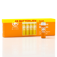 Q-Nomic Power AA / MN1500 / LR6 pile alcaline (48 pièces) AQN00025