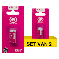 Q-Nomic Power CR123A 3V pile au lithium (2 pièces) AQN00067
