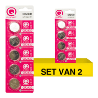 Q-Nomic Power CR2430 3V pile bouton au lithium (10 pièces) AQN00056