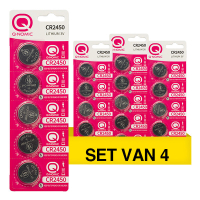 Q-Nomic Power CR2450 3V pile bouton au lithium (20 pièces) AQN00062